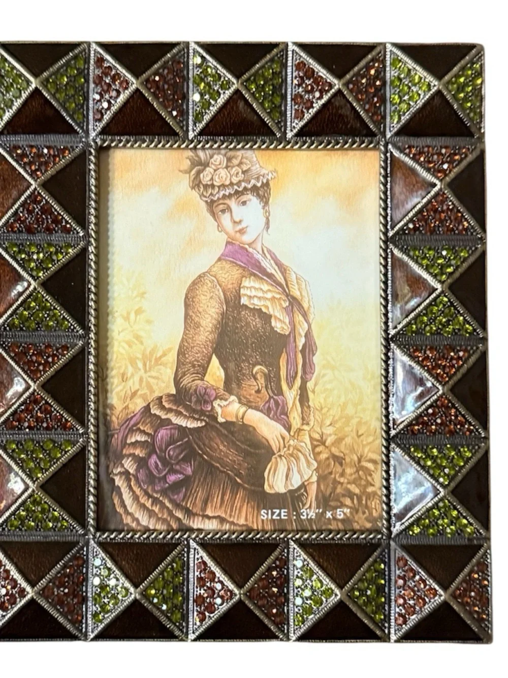 Z Gallerie Jeweled Picture Frames Bundle! Metal Enamel Crystals - Like New!